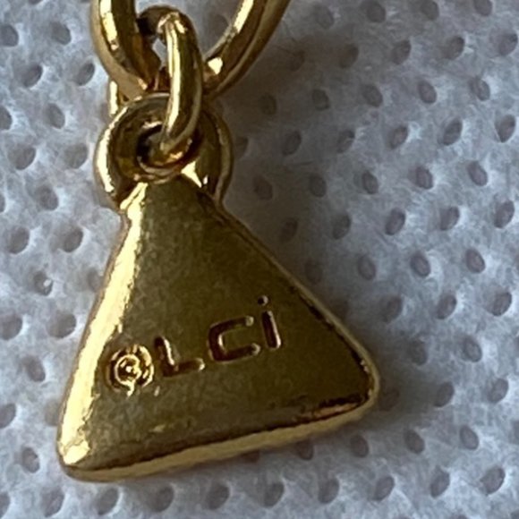 Vintage Liz Claiborne Lci Gold LONG Necklace - Picture 5 of 7